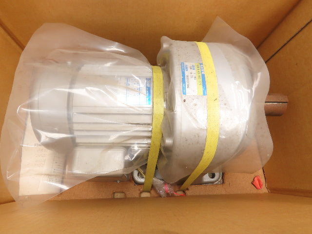 Nissei GTR G3LB-40-160-075 Gearmotor 160:1 0.75kw 220V 3 Ph 10.8 RPM DC Brake