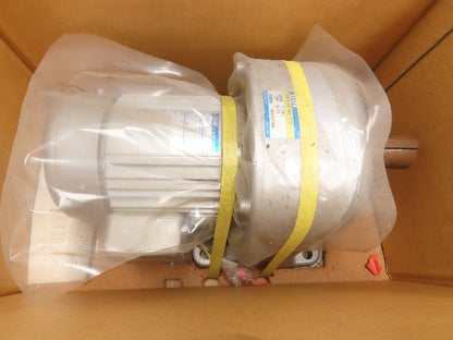 Nissei GTR G3LB-40-160-075 Gearmotor 160:1 0.75kw 220V 3 Ph 10.8 RPM DC Brake