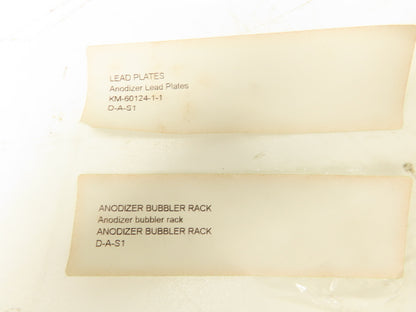 Electroplating Anodizing Aluminum Anodizer Bubbler Rack 7 Chamber Lead  Plates