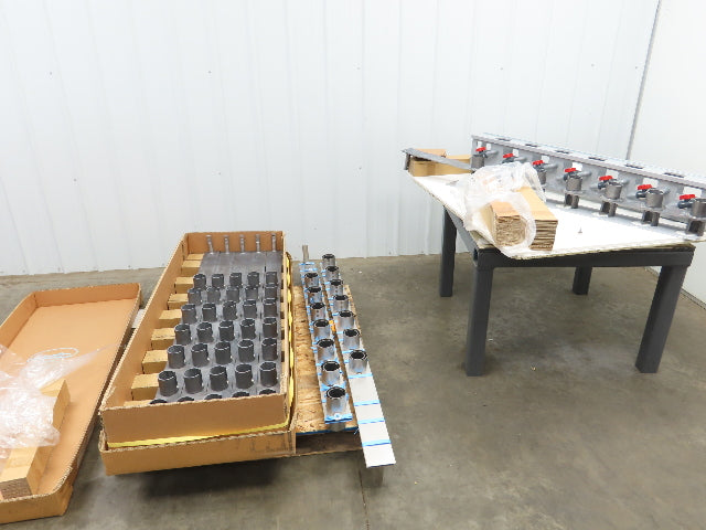 Electroplating Anodizing Aluminum Anodizer Bubbler Rack 7 Chamber Lead  Plates