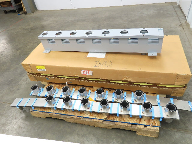 Electroplating Anodizing Aluminum Anodizer Bubbler Rack 7 Chamber Lead  Plates