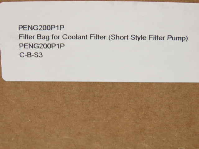 PENG200P1P Polyester Felt Liquid Filter Bag 200 Micron Sz 1 (14")  Box of 50
