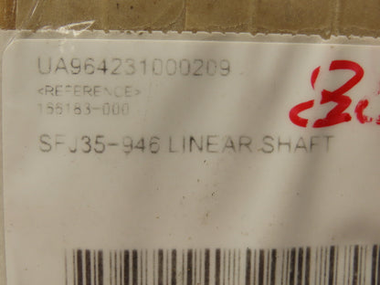 Misumi PSFJ35-946 Precision Linear Shaft Chrome Steel  35mm x 946mm  LOT OF 3