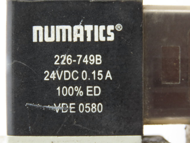 Numatics L23BB552B000061 Double Acting Solenoid Pneumatic Air Valve 24VDC Coil