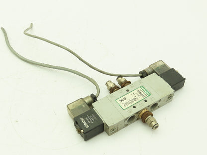 Numatics L23BB552B000061 Double Acting Solenoid Pneumatic Air Valve 24VDC Coil