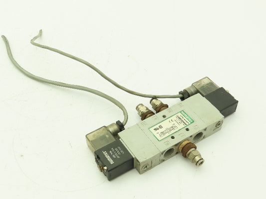 Numatics L23BB552B000061 Double Acting Solenoid Pneumatic Air Valve 24VDC Coil