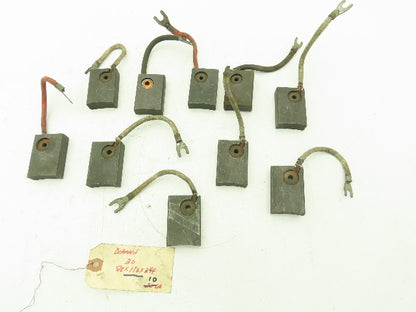 Diamond Carbon Motor Brush 5/8x1-1/2x2-1/4" Lot of 10