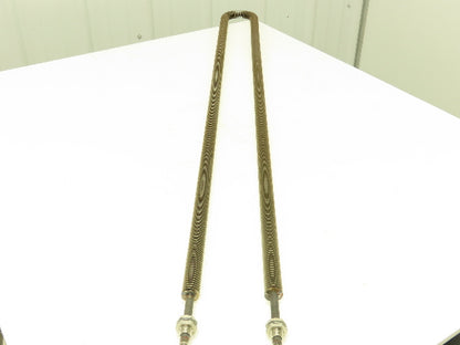 Immersion Heater Element U-Shape Finned Tube 30kw 200V 55"L