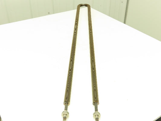 Immersion Heater Element U-Shape Finned Tube 30kw 200V 55"L