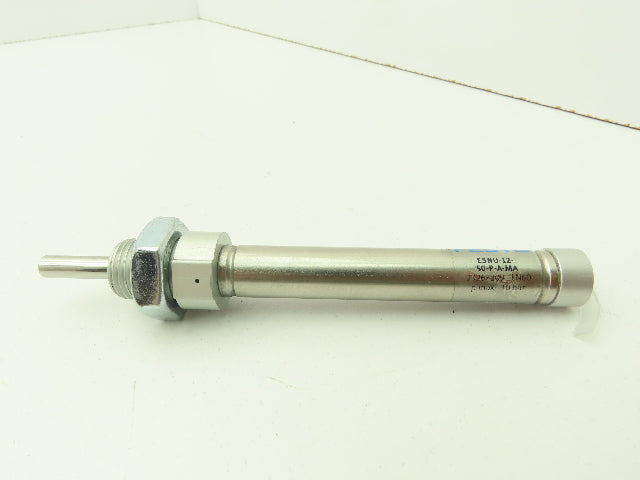 Festo ESNU-12-50-P-A-MA Pneumatic Round Air Cylinder Spring Return 12mm x 50mm