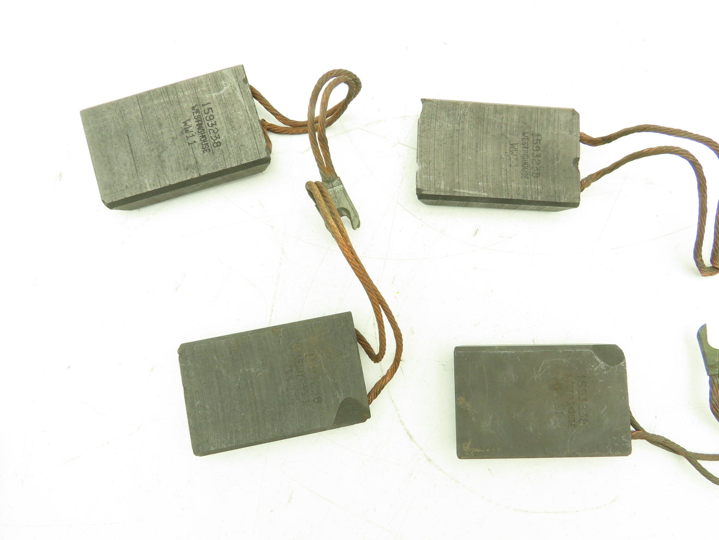 Westinghouse 1593238 Carbon Motor Brush 1/2x1-3/4x2-3/4" Lot of 4