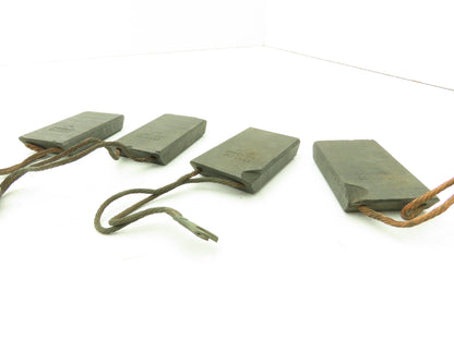 Westinghouse 1593238 Carbon Motor Brush 1/2x1-3/4x2-3/4" Lot of 4