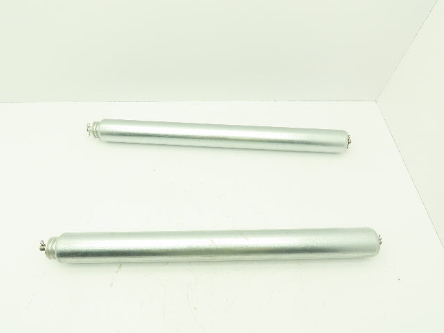 Conveyor Roller 2-1/4x25" Free Idler Pulley Lot of 2
