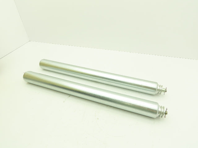 Conveyor Roller 2-1/4x25" Free Idler Pulley Lot of 2