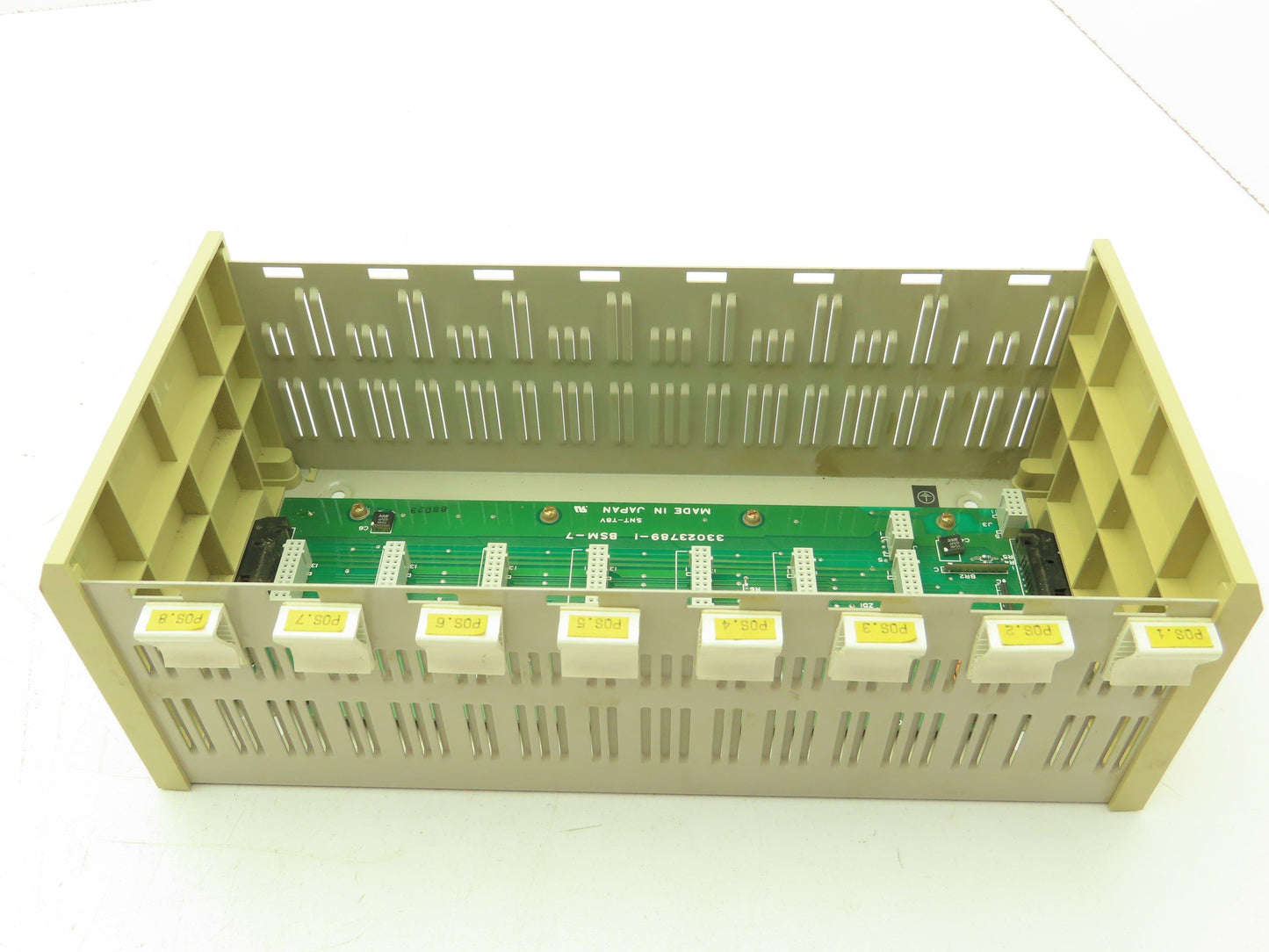 Hitachi 33023789-1 BSM-7 Chassis Module PLC Input Out Rack 8 Slot