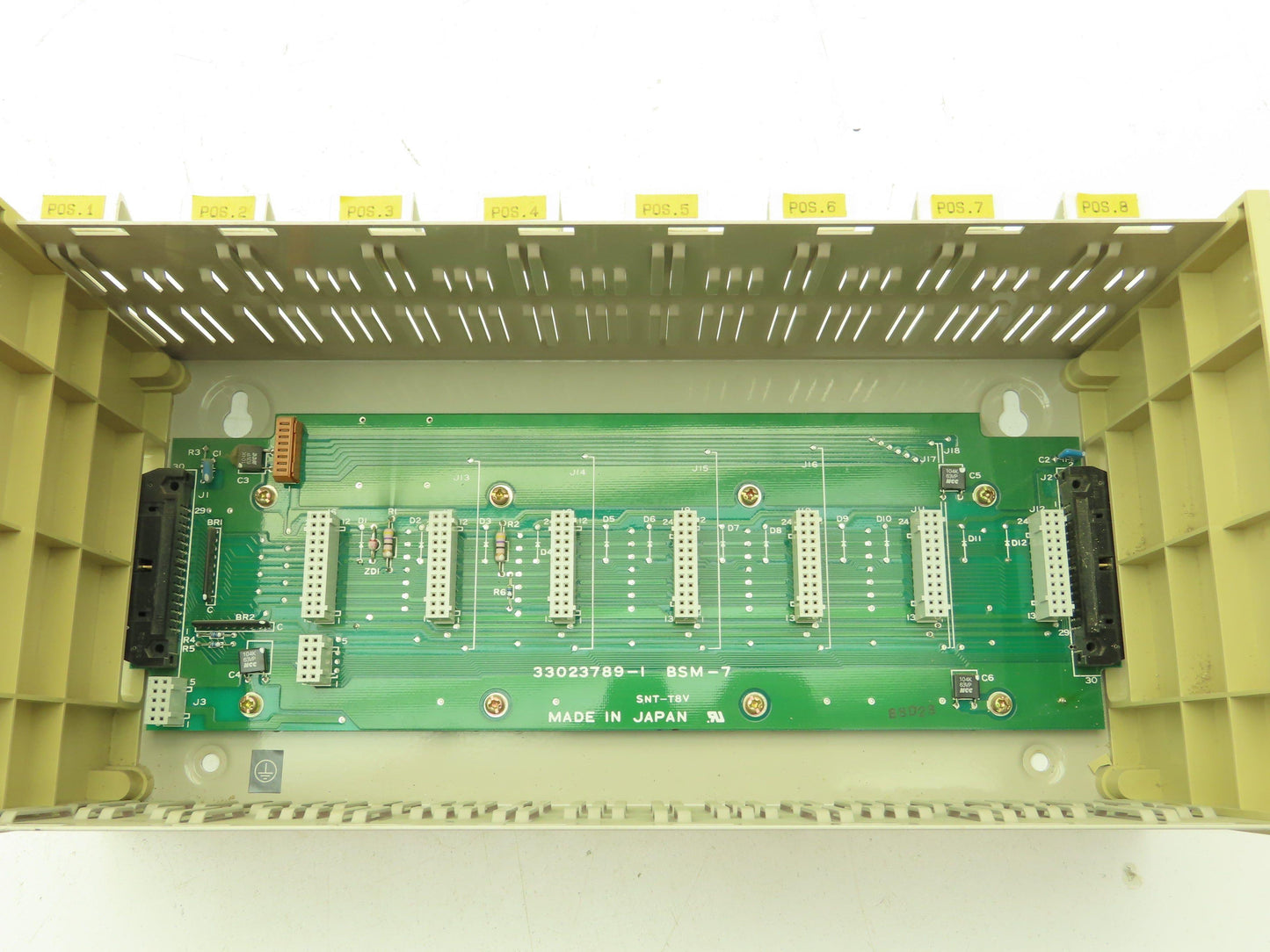 Hitachi 33023789-1 BSM-7 Chassis Module PLC Input Out Rack 8 Slot