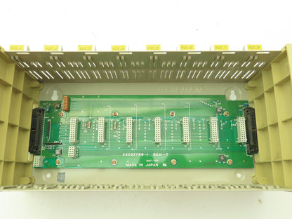 Hitachi 33023789-1 BSM-7 Chassis Module PLC Input Out Rack 8 Slot