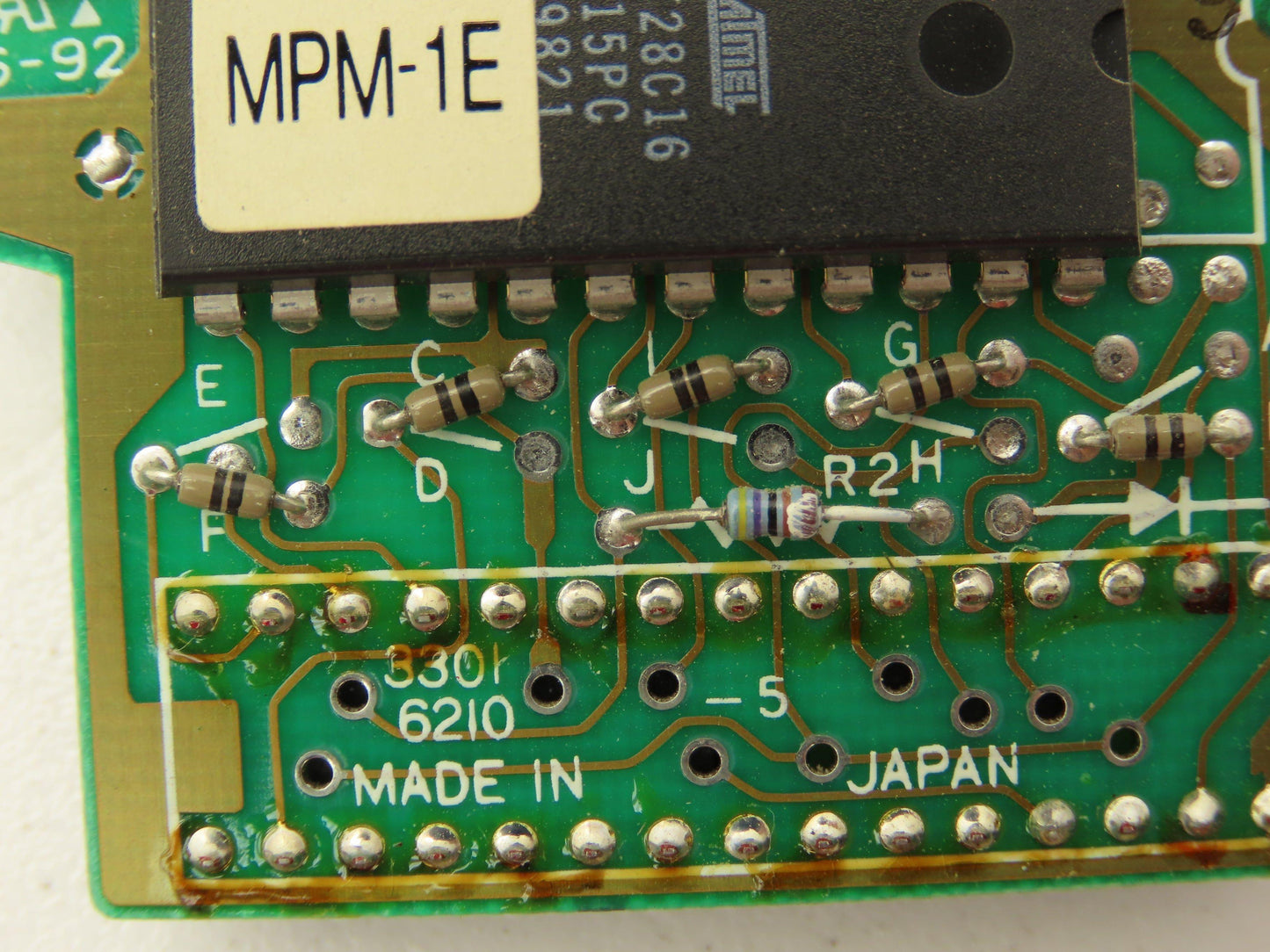 Hitachi MPM-1E 33016210-5 EEPROM Memory Card KS-92 Removable Memory Chip PCB