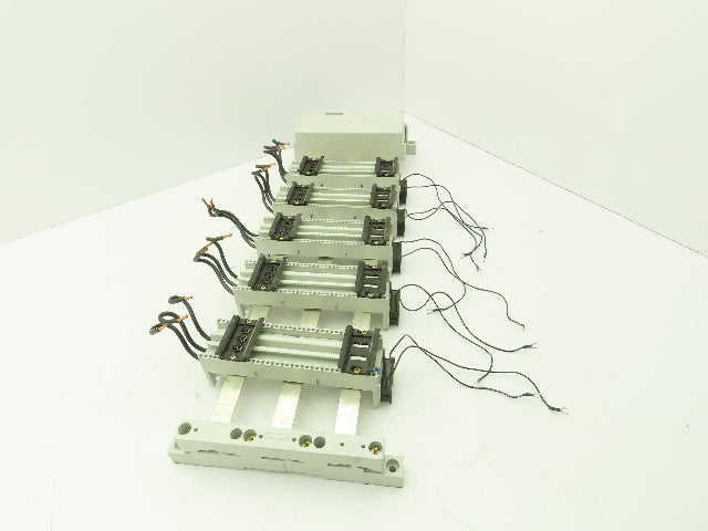 Wohner Classic 60 System Busbar 24" 3Ph 362A EQUES Lot of 5 32A 600V Adapters