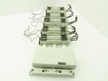 Wohner Classic 60 System Busbar 24" 3Ph 362A EQUES Lot of 5 32A 600V Adapters