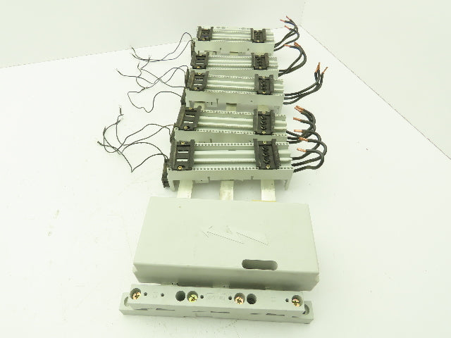 Wohner Classic 60 System Busbar 24" 3Ph 362A EQUES Lot of 5 32A 600V Adapters