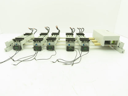 Wohner Classic 60 System Busbar 24" 3Ph 362A EQUES Lot of 5 32A 600V Adapters