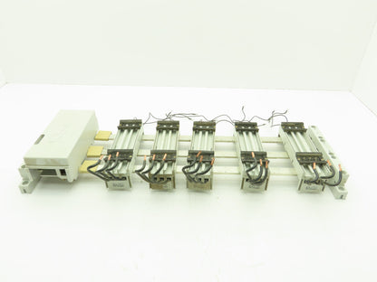 Wohner Classic 60 System Busbar 24" 3Ph 362A EQUES Lot of 5 32A 600V Adapters