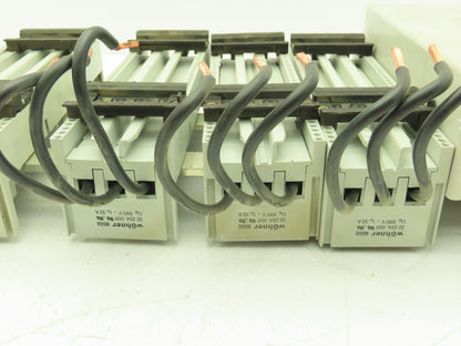 Wohner 6032 Classic 60 System Busbar 15" 3Ph 362A EQUES Adaptor 32A Lot of 5