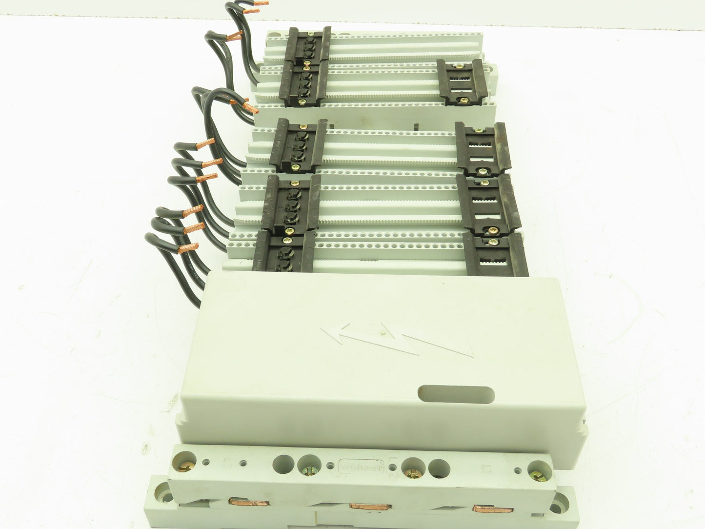 Wohner 6032 Classic 60 System Busbar 15" 3Ph 362A EQUES Adaptor 32A Lot of 5