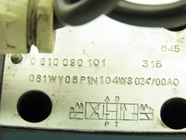 Bosch 0 810 090 101 Hydraulic Solenoid Valve Double Action 24V Coil