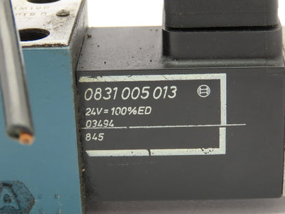 Bosch 0 810 090 101 Hydraulic Solenoid Valve Double Action 24V Coil