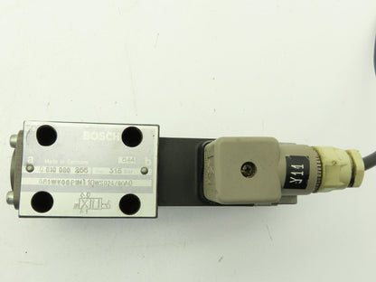 Bosch 0 810 090 255 Hydraulic Solenoid Valve Single Action 315bar 24V Coil