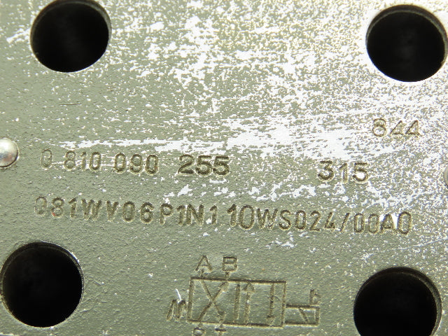 Bosch 0 810 090 255 Hydraulic Solenoid Valve Single Action 315bar 24V Coil