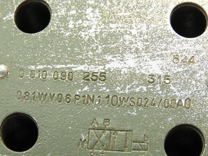 Bosch 0 810 090 255 Hydraulic Solenoid Valve Single Action 315bar 24V Coil