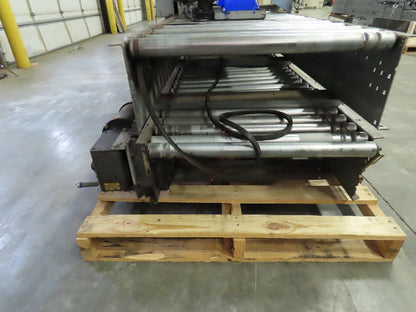 Automotion 30"x 24' V-Belt End Drive Skew Bed Roller Conveyor 3/4Hp 460V 170FPM