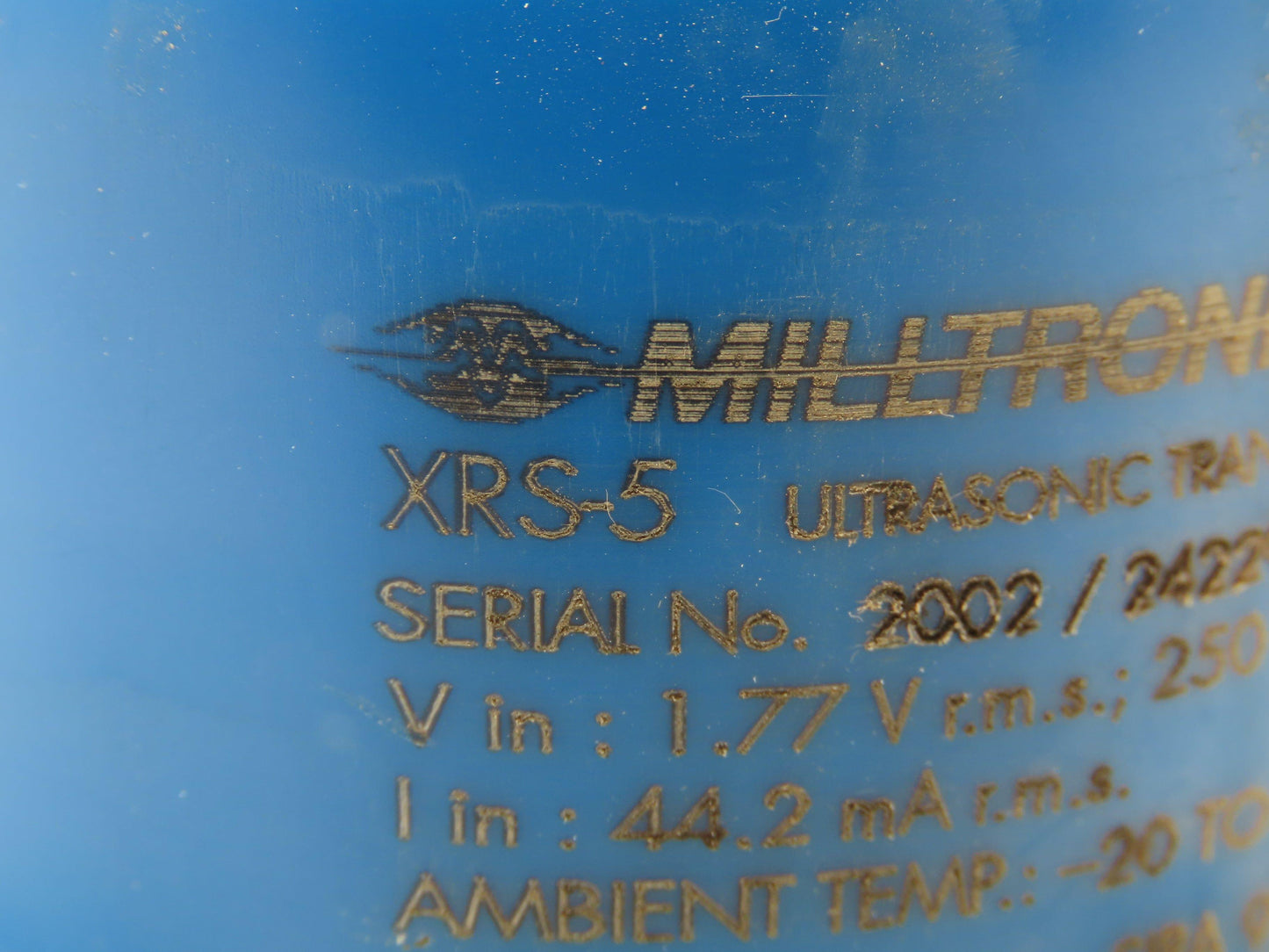 Milltronics XRS-5 Ultrasonic Transducer Flange Mounted -20-65°F