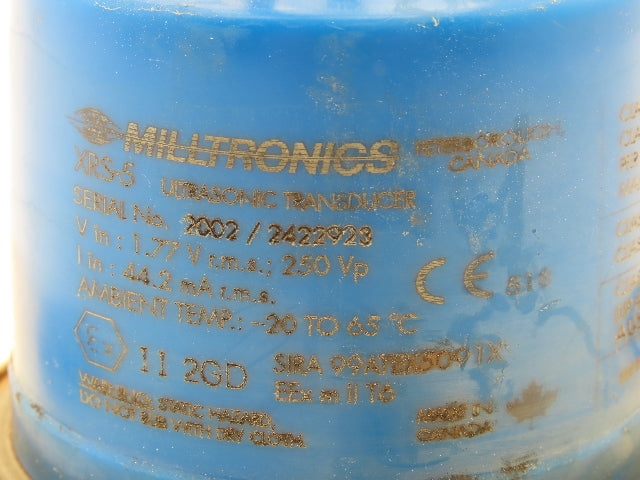 Milltronics XRS-5 Ultrasonic Transducer Flange Mounted -20-65°F