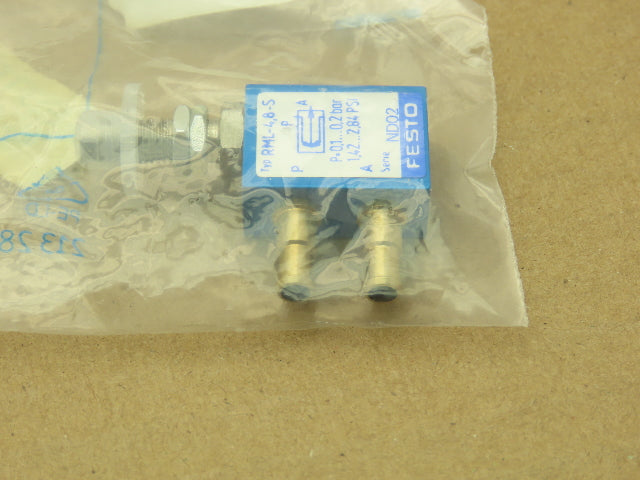 Festo RML-4.8-S Micro Reflex Pneumatic Proximity Sensor Air Gap 4.8-5.1mm