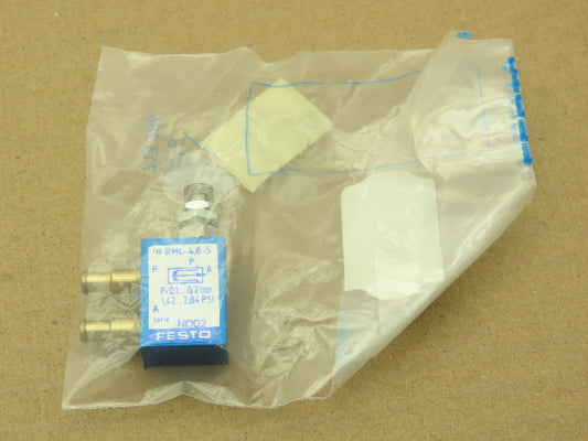 Festo RML-4.8-S Micro Reflex Pneumatic Proximity Sensor Air Gap 4.8-5.1mm