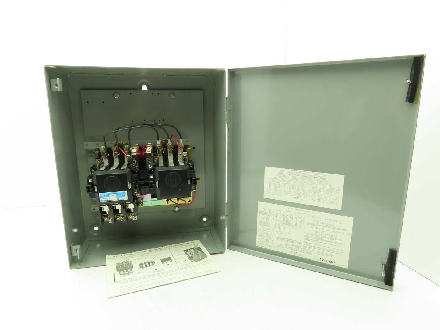 Telemecanique A213B221 Gould Motor Starter Reversing Contactor Size 0 600V 18A