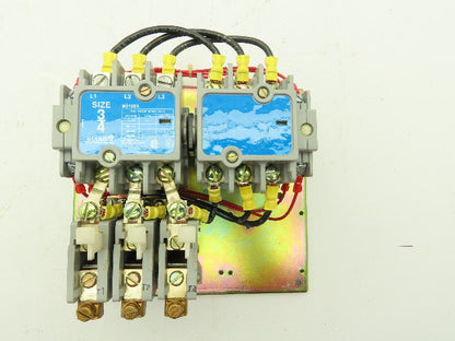 Telemecanique Gould Reversing Motor Starter Contactor Size 3/4 600V 22.5A 7.5 Hp
