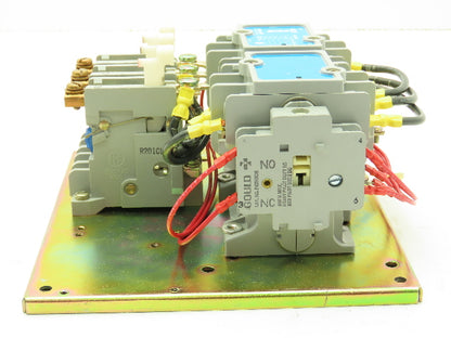 Telemecanique Gould Reversing Motor Starter Contactor Size 3/4 600V 22.5A 7.5 Hp