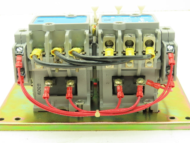 Telemecanique Gould Reversing Motor Starter Contactor Size 3/4 600V 22.5A 7.5 Hp