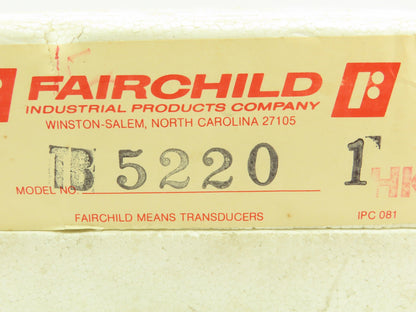 Fairchild TB5220-1 Transducer Electric To Pneumatic 1:1 1-5ma 0-12 PSIG