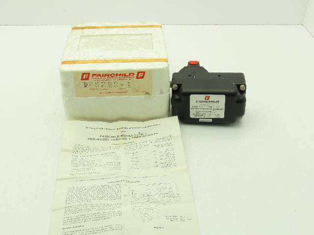 Fairchild TB5222-4 Transducer Electric To Pneumatic 1:2 4-20/10-50ma 0-24 PSIG