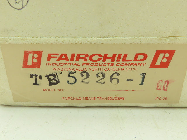 Fairchild TB5226-1 Transducer Electric To Pneumatic 1:6 1-5ma 0-72 PSIG