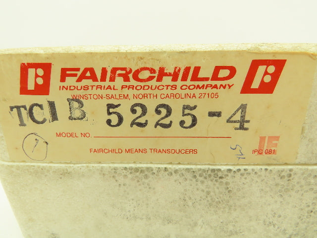 Fairchild TCIB-5225-4 Transducer Electric Pneumatic 1:5 Ratio Hazardous Location
