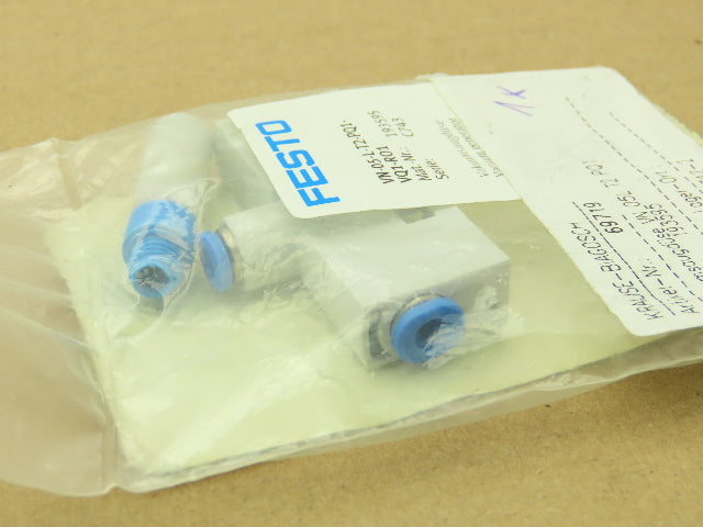 Festo VN-05-L-T2-PQ1-VQ1-RO1 Pneumatic Vacuum Generator Valve .45mm Nozzle