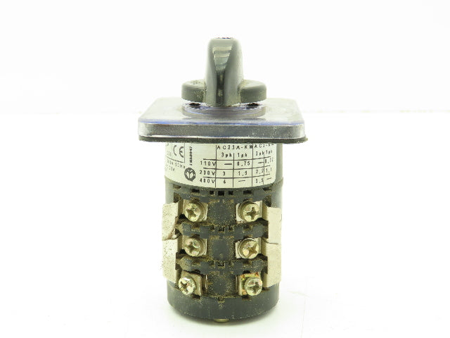 Bremas CA0120022 Cam Switch 12A 400V Ammeter Switch 1 Pole 3 Current Transformer