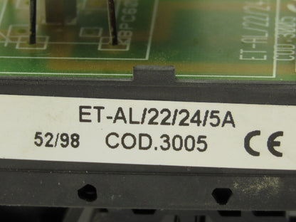 Euro Tek ET-AL/22/24/5A Single Phase Power Supply 20VAC Out 24VDC 5A Rectifier